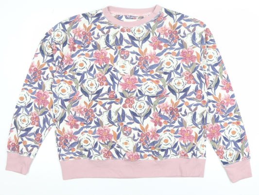 Next Womens Multicoloured Floral Long Sleeve Pyjama Top Size 16
