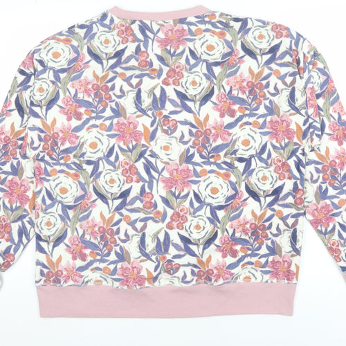 Next Womens Multicoloured Floral Long Sleeve Pyjama Top Size 16