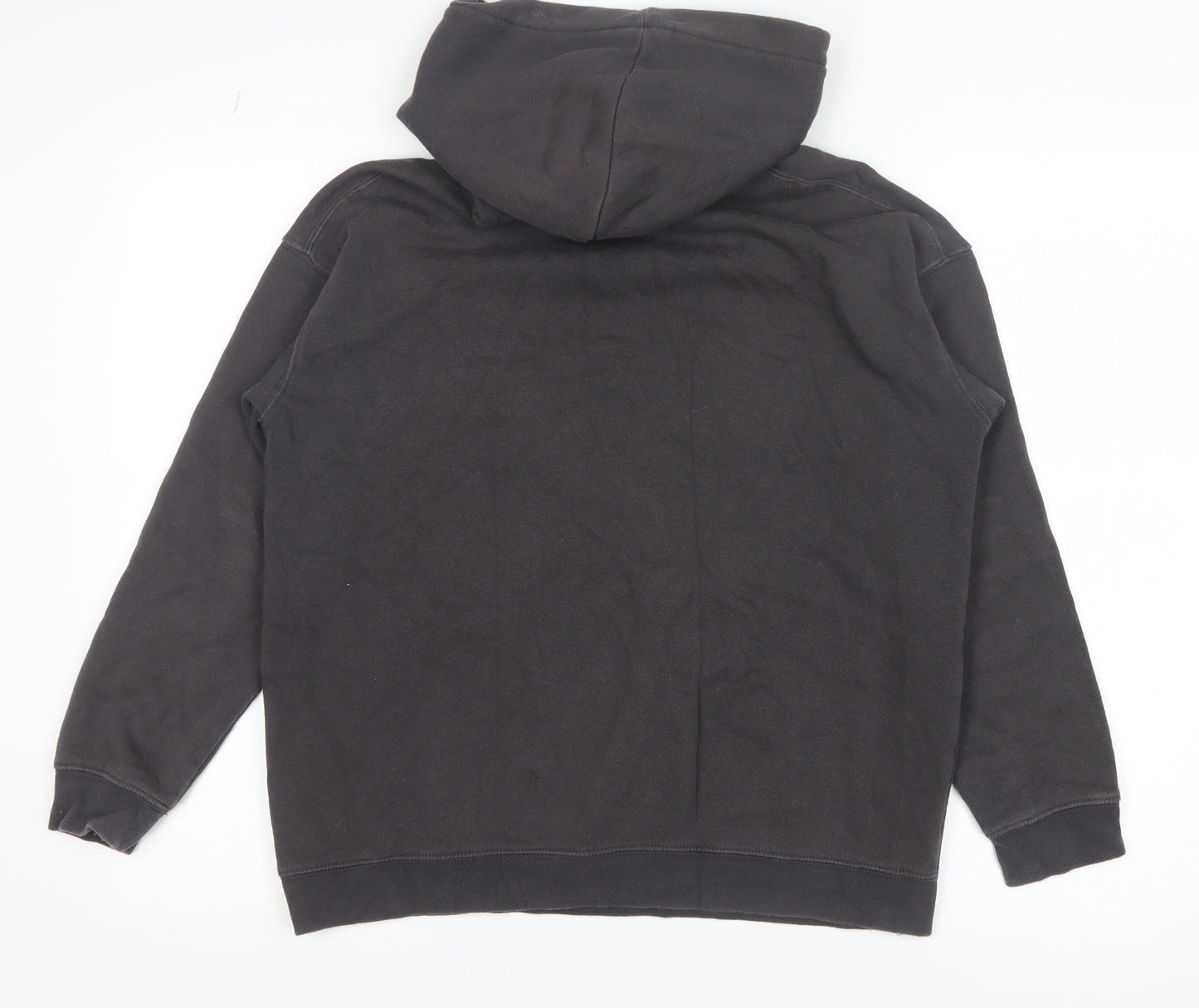 H&M Boys Black Pullover Hoodie 11-12 Years Cotton Blend Gamer Print