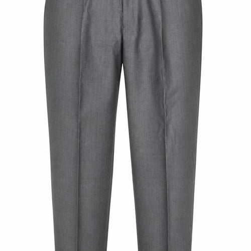 Torre Men's Grey Wool Mohair Blend Formal Dress Pants 42R