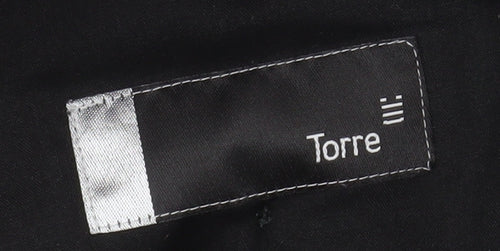 Torre Men's Grey Wool Mohair Blend Formal Dress Pants 42R