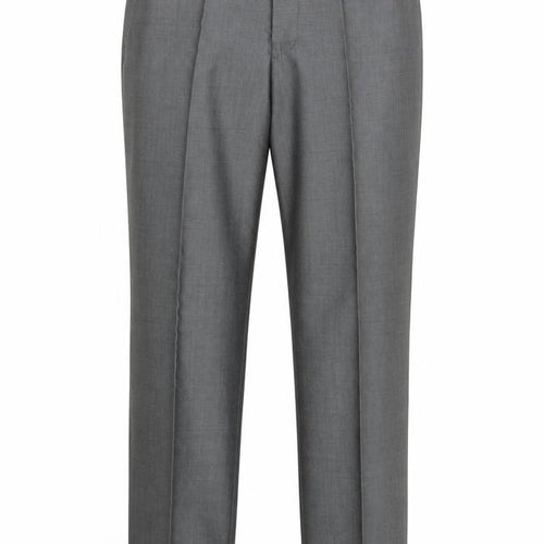 Torre Mens Grey 32R Wool Blend Pleated Formal Dress Trousers