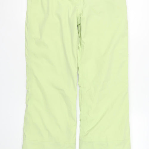 Sun Valley Womens Green Size 10 Snow Pants Waterproof Ski Trousers