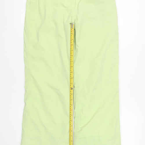 Sun Valley Womens Green Size 10 Snow Pants Waterproof Ski Trousers