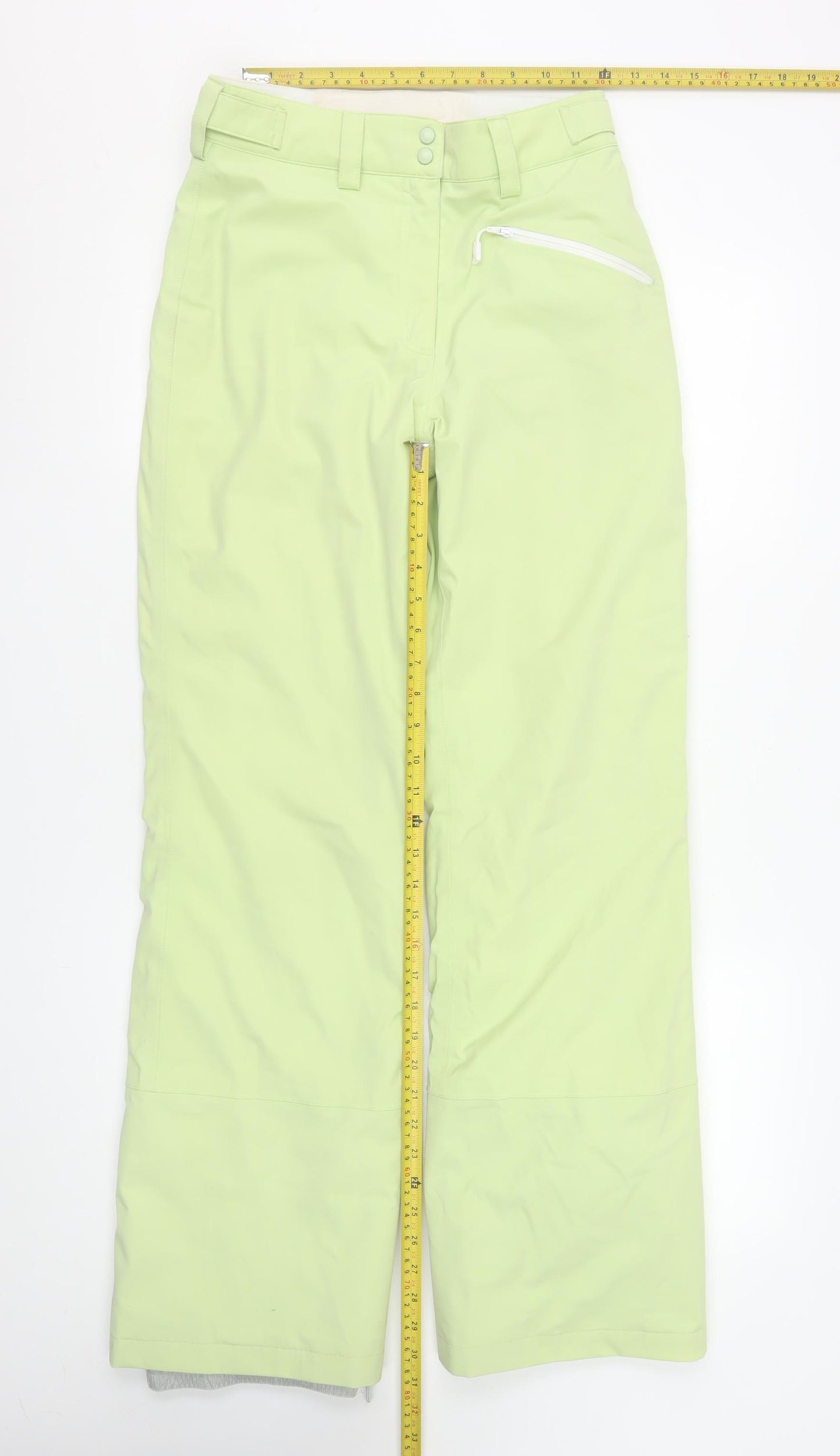 Sun Valley Womens Green Size 10 Snow Pants Waterproof Ski Trousers