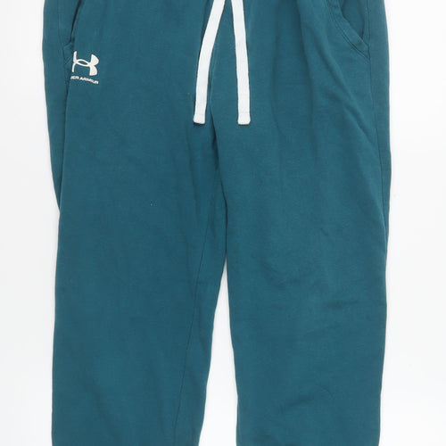 Under Armour Women’s Blue Jogger Sweatpants Size L Cotton Blend