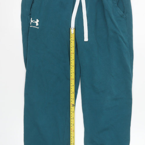 Under Armour Women’s Blue Jogger Sweatpants Size L Cotton Blend