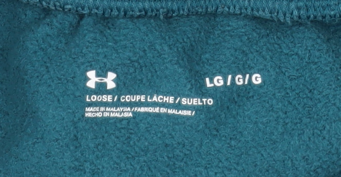 Under Armour Women’s Blue Jogger Sweatpants Size L Cotton Blend