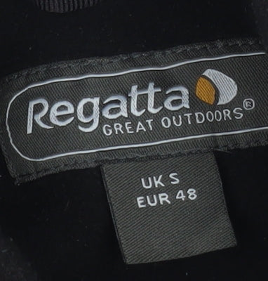 Regatta Women’s Black Fleece Pullover Sweatshirt UK S 1/4 Zip Outdoor