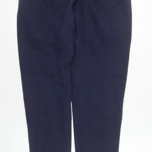 Nike Men’s Blue Jogger Trousers Size M Activewear Cotton Blend