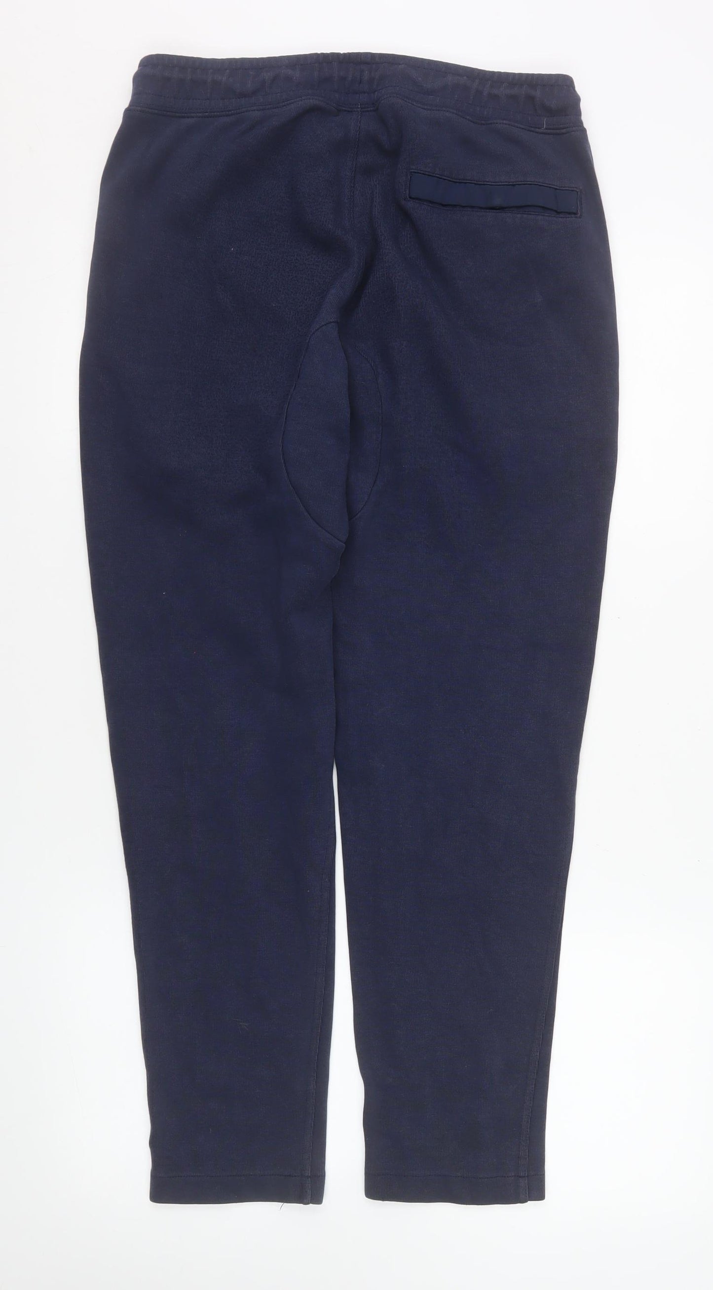 Nike Men’s Blue Jogger Trousers Size M Activewear Cotton Blend
