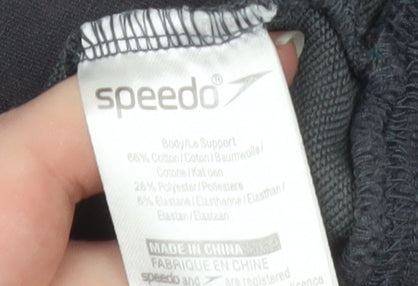 Speedo Women's Grey & Aqua Hooded Full Zip Jacket Size 12