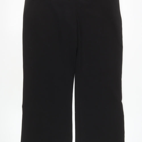 Wallis Women’s Black Straight Leg Stretch Trousers Size 12