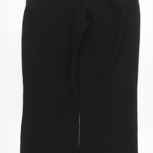 Wallis Women’s Black Straight Leg Stretch Trousers Size 12
