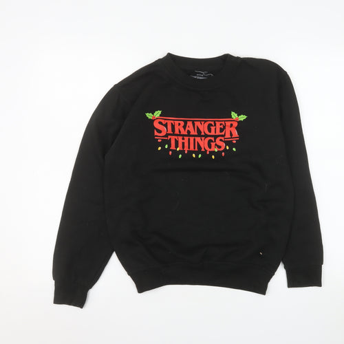 Netflix Stranger Things Women’s Black XL Pullover Sweatshirt