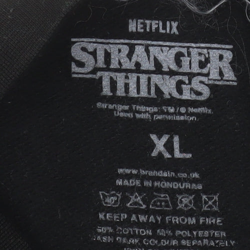 Netflix Stranger Things Women’s Black XL Pullover Sweatshirt