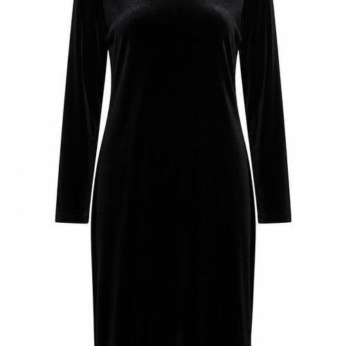 New Look Women Black Maternity Size 10 Velvet Bodycon Dress
