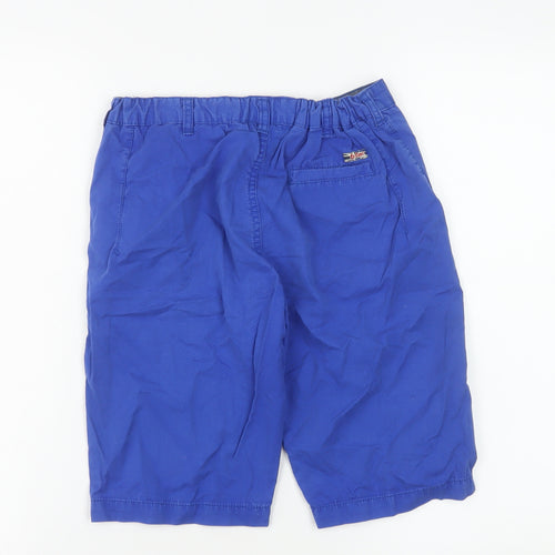 Lee Cooper Boys Blue Chino Shorts 11-12 Years Casual Cotton Blend
