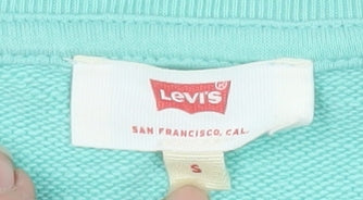 Levi's Men's Green Crew Neck Pullover Sweatshirt Size S