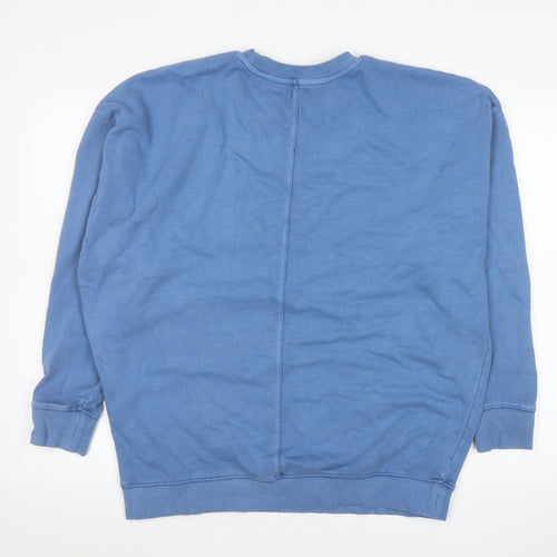 Marks and Spencer Men's Blue NYC Crew Neck Sweatshirt Size S