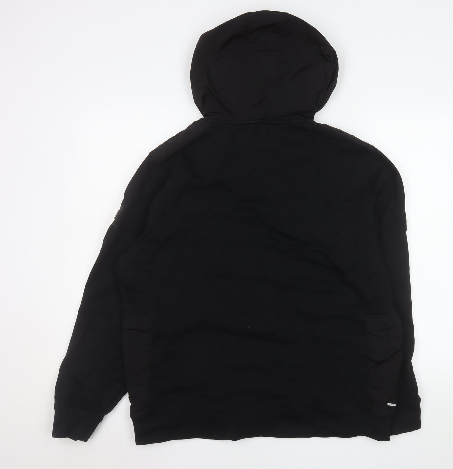 Weekend Offender Men's Black XL Pullover Hoodie with Zipped Pockets
