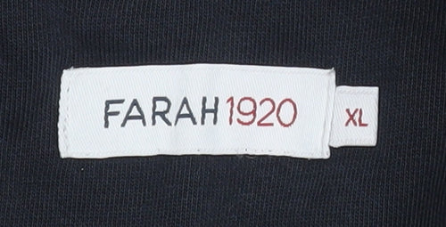 Farah 1920 Men's Multicoloured XL 1/4 Zip Sweatshirt