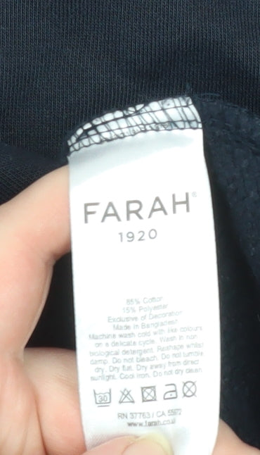 Farah 1920 Men's Multicoloured XL 1/4 Zip Sweatshirt