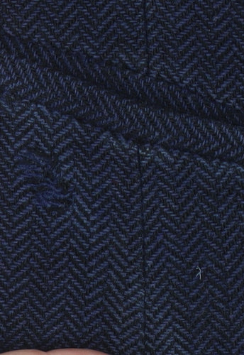 Brook Taverner Boys Blue Wool Blend Herringbone Formal Waistcoat S