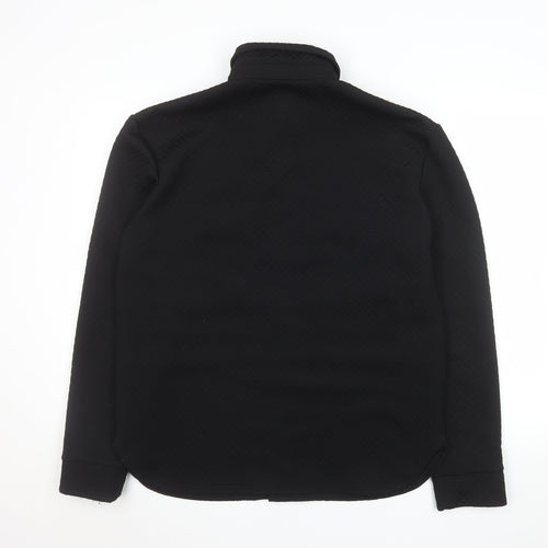 River Island Men's Black Quilted Basic Jacket Size M Regular Fit