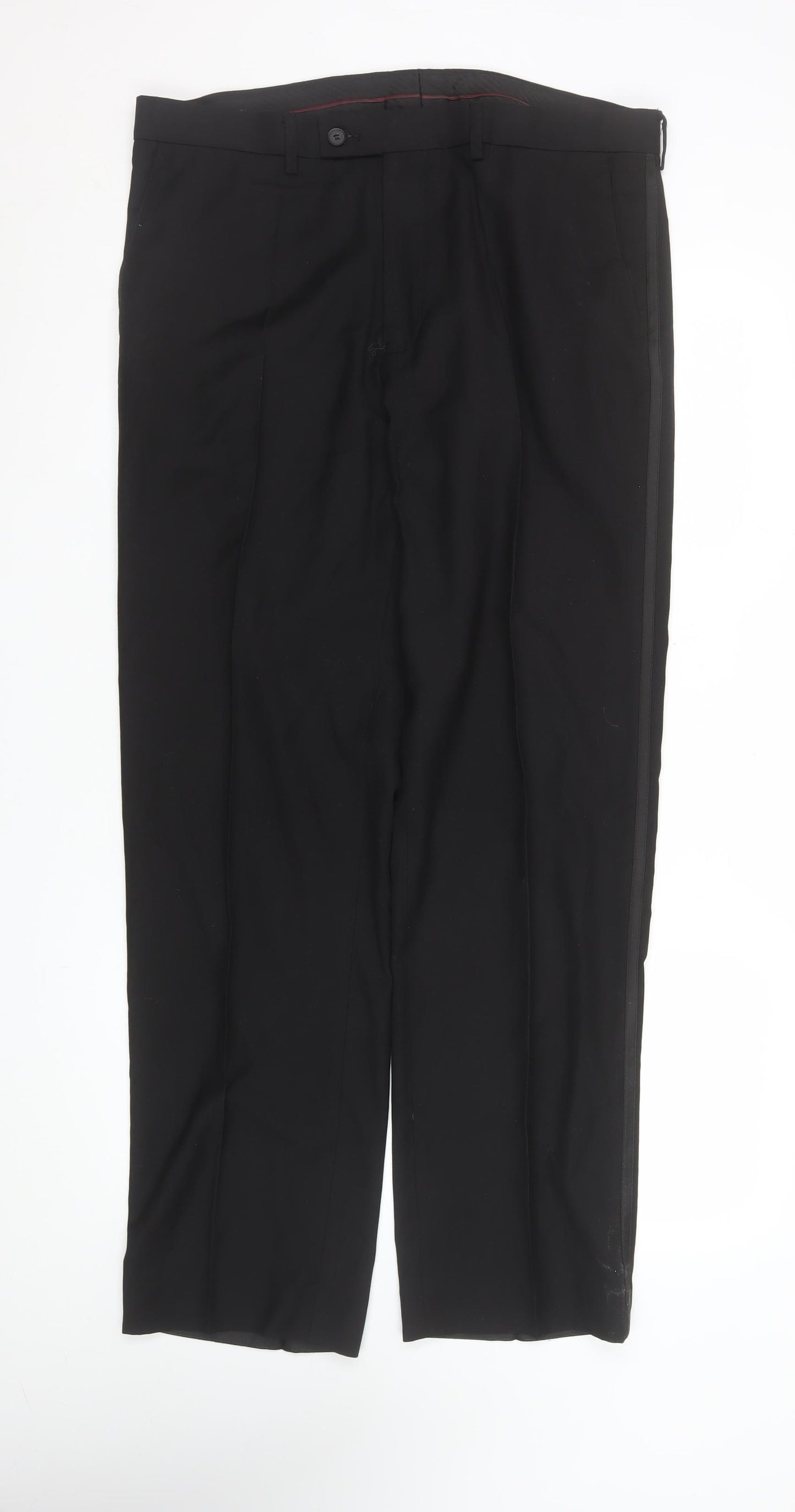 George Women's Black 36in Waist Dress Pants Trousers