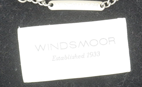 Windsmoor Women's Black Wool Blend Long Overcoat Size 14 Classic Style