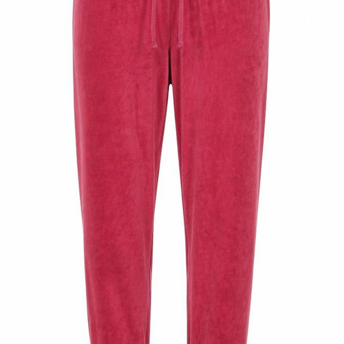 Juicy Couture Women's Pink Velour Jogger Trousers Size M