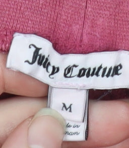 Juicy Couture Women's Pink Velour Jogger Trousers Size M