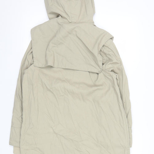 Levi's Red Tab Girls Beige Cotton Hooded Parka Jacket M