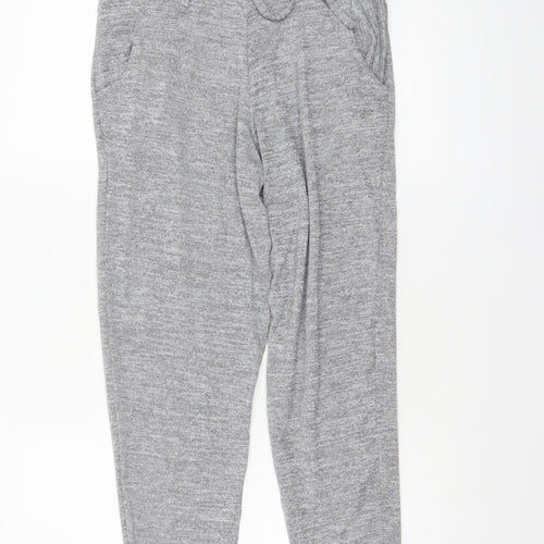 Misspap Womens Grey Jogger Trousers M Elastic Waist Comfort Fit
