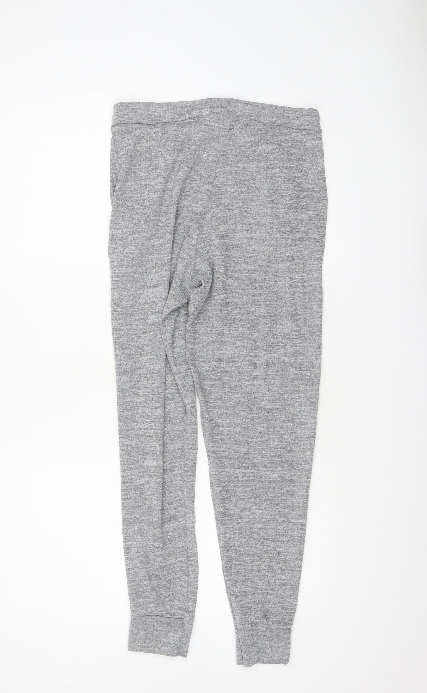 Misspap Womens Grey Jogger Trousers M Elastic Waist Comfort Fit