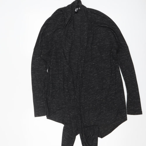 H&M Women’s Black Long Sleeve Wrap Jersey Cardigan Top Size S