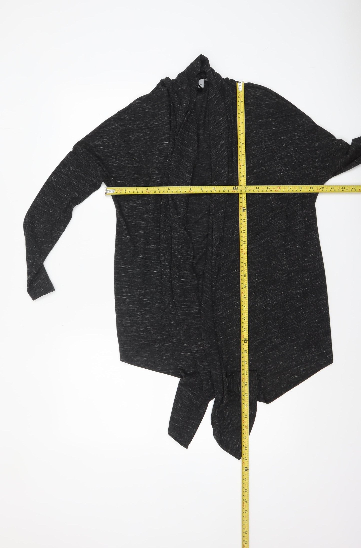 H&M Women’s Black Long Sleeve Wrap Jersey Cardigan Top Size S