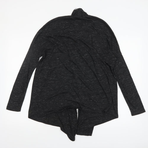 H&M Women’s Black Long Sleeve Wrap Jersey Cardigan Top Size S