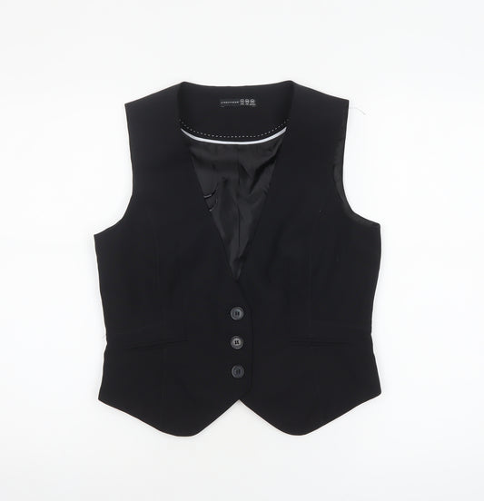 Atmosphere Women Black UK 12 Polyester Suit Waistcoat Classic Tailored
