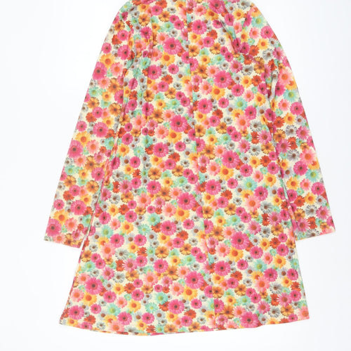 Club L Women’s Multicoloured Floral Shift Dress Size 8