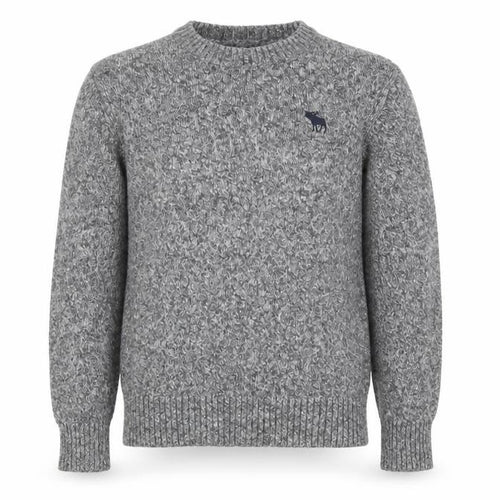 Abercrombie Kids Boys Grey Crew Neck Jumper Size 10 Cotton Blend