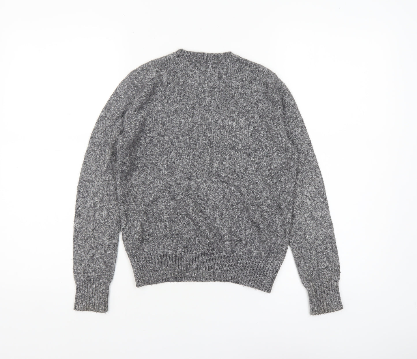 Abercrombie Kids Boys Grey Crew Neck Jumper Size 10 Cotton Blend