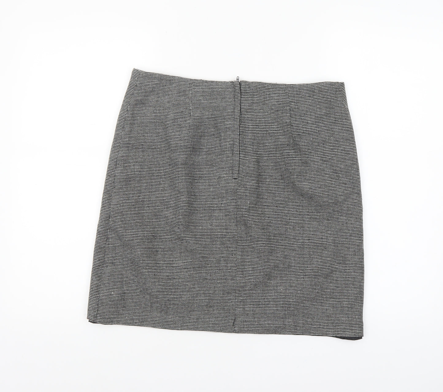 George Women’s Grey Check Tweed Pencil Skirt Size 12