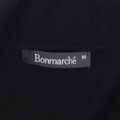Bonmarché Women’s Black Knit Long Sleeve Open Cardigan M