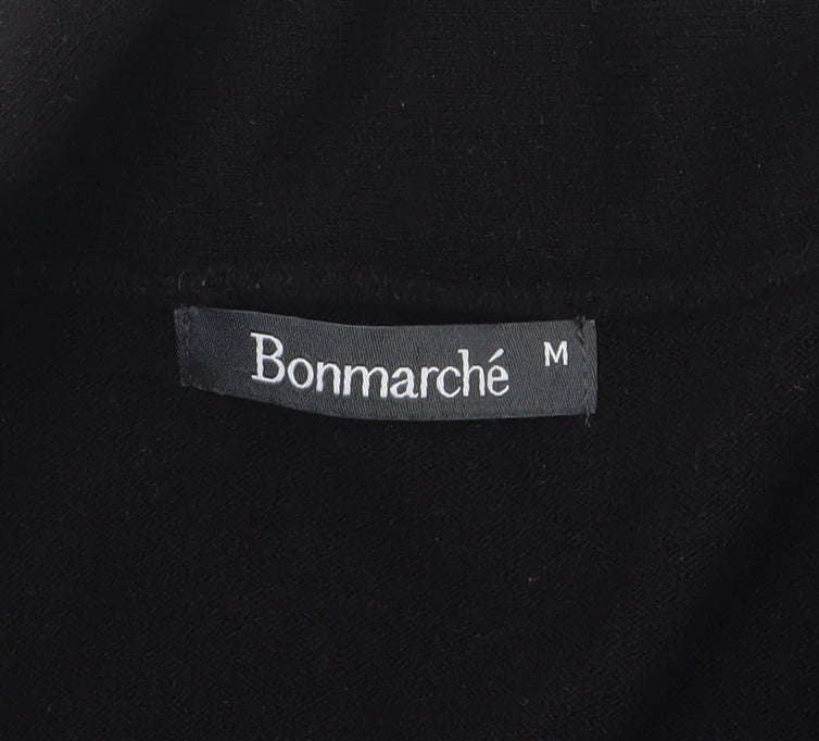 Bonmarché Women’s Black Knit Long Sleeve Open Cardigan M