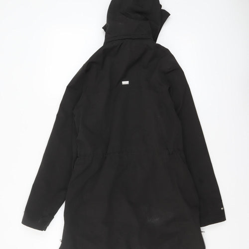 Regatta Women's Black Waterproof Hooded Parka Coat Size 8