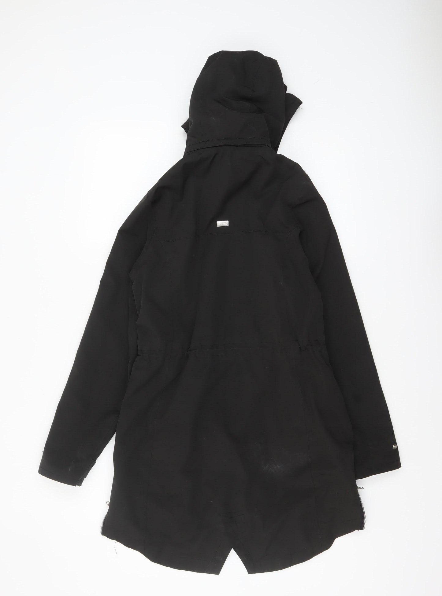 Regatta Women's Black Waterproof Hooded Parka Coat Size 8