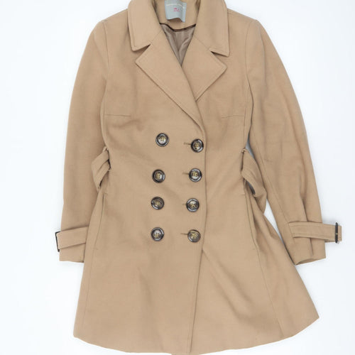Dorothy Perkins Women’s Beige Belted Trench Coat Size 14