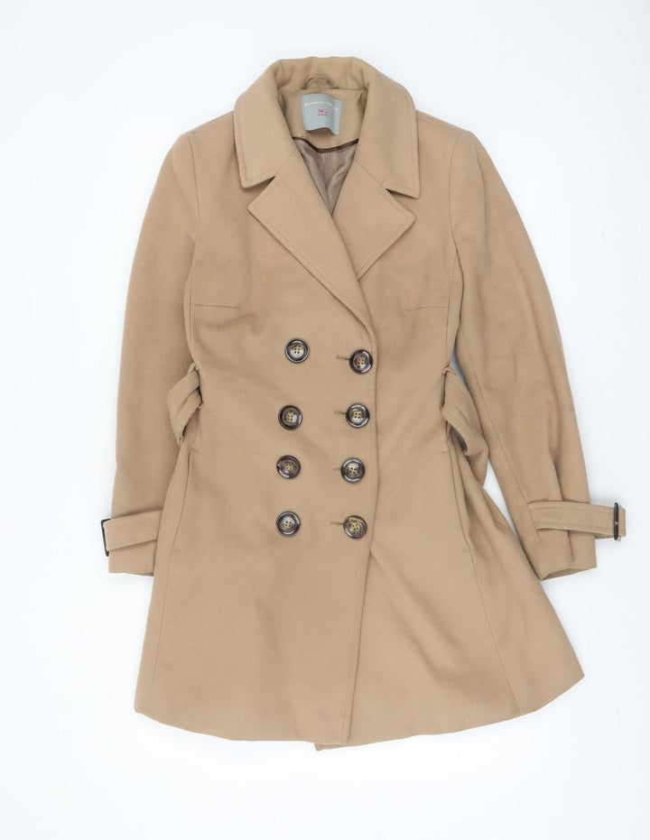 Dorothy Perkins Women’s Beige Belted Trench Coat Size 14
